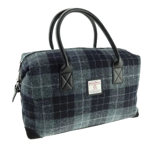 Harris Tweed Tartan Overnight Bag