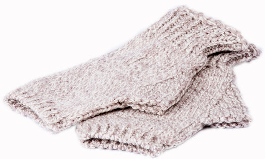 Aran Woollen Mills Super Soft Merino Fingerless Short Mittens