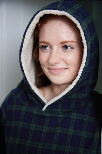 Lee Valley Irish Tartan Lounge Oversized Hoodie