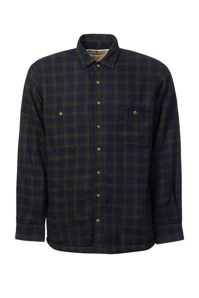 Lee Valley Men's Lined Fleece Flannel Shirt