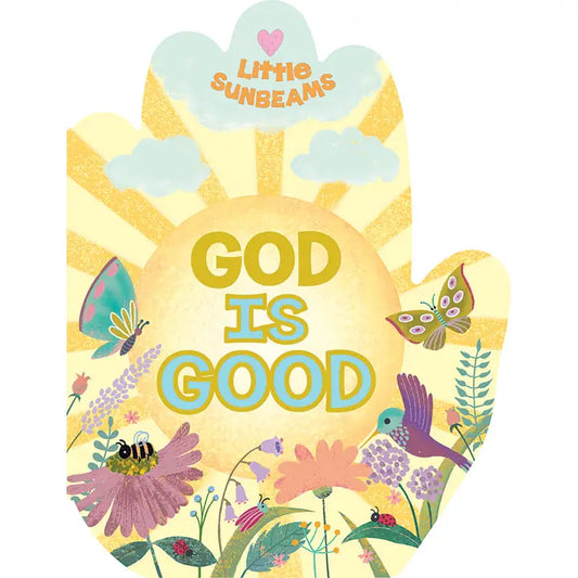 God Is Good Praying Hands Shaped Board Book