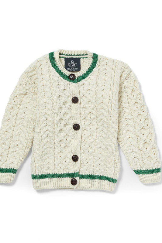 Children's Merino Wool Stripe Cardigan