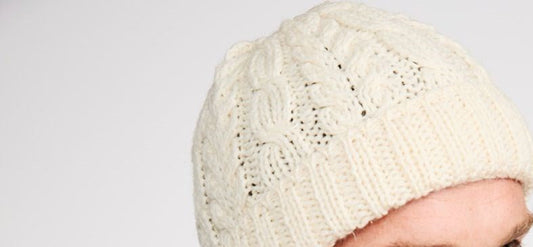 Aran Woollen Mills Wool Cable Knit Hat