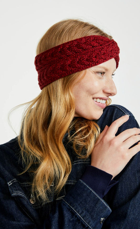 Aran Woollen Mills Super Soft Merino Crossover Headband
