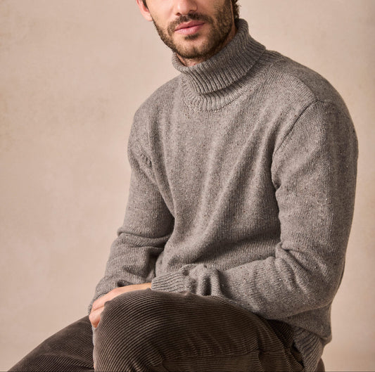 IrelandsEye Men's Portlaw Turtleneck