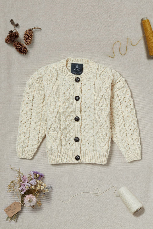 Children's Wool Diamond Cardigan