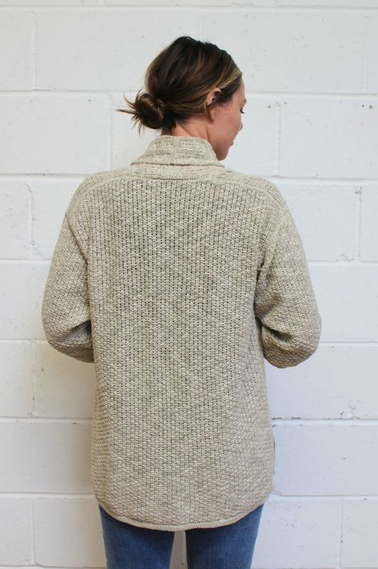 Bill Baber Crail Cardi Long Linen and Cotton