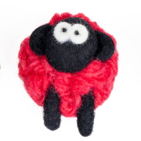 Small Sheep Magnet Multi Primary Colors