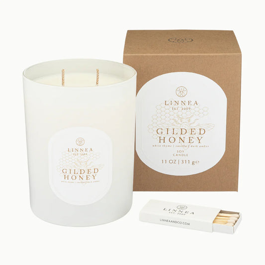 Linnea's Gilded Honey Candle