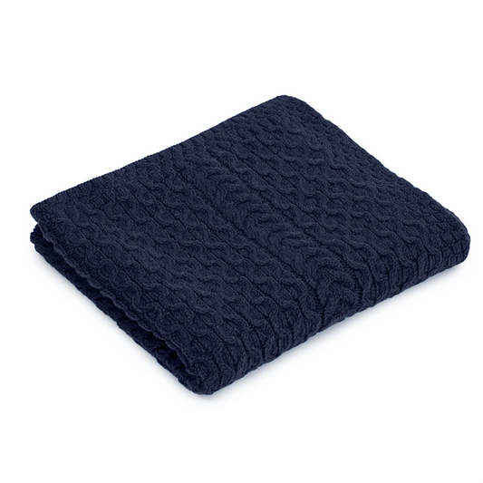 Saol Fisherman Honeycomb Cable Throw