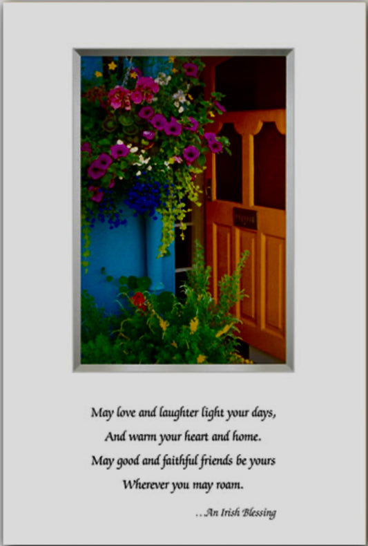 Framed Green Shamrock Verse Prints