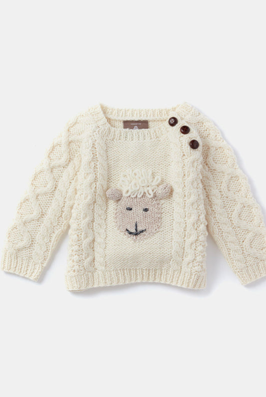 Baby Shepley Aran Crew Sweater