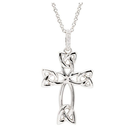 Shanore Sterling Silver Celtic Knot Cross