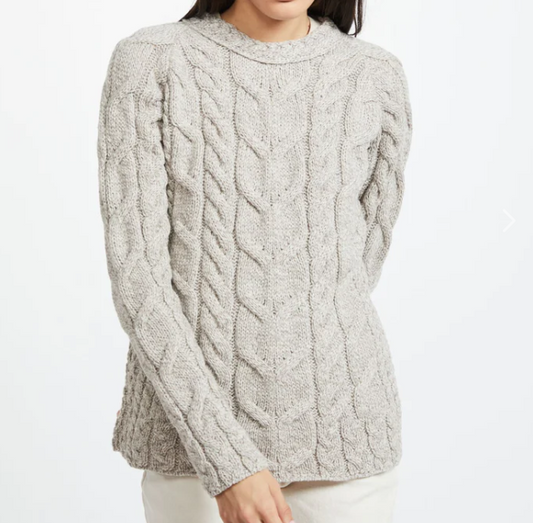 Aran Woollen Mills Super Soft Merino Wool Crew Sweater