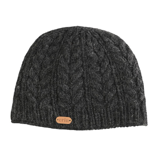 Erin Knitwear Aran Cable Pullon Hat