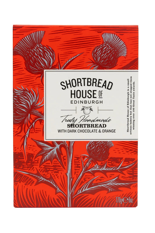 Shortbread House Orange and Dark Chocolate Shortbread Box