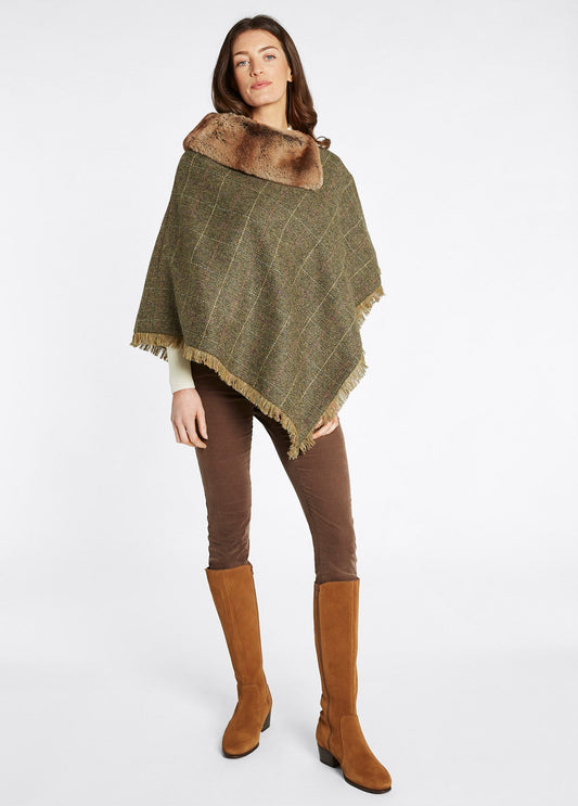 Dubarry SilverFir Tweed Poncho