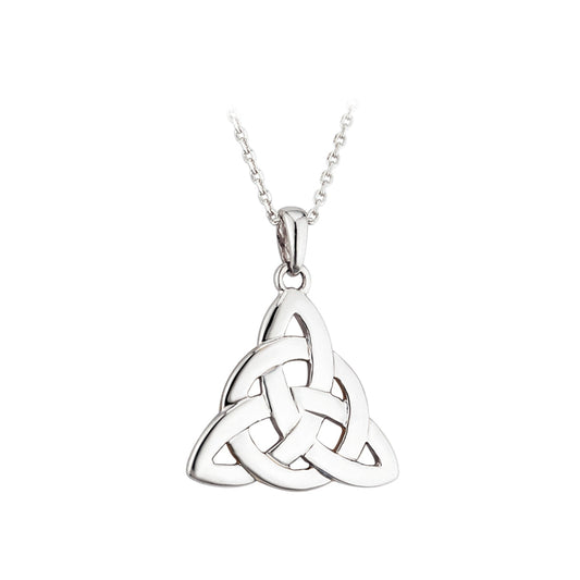 Solvar Sterling Silver Fancy Heavy Celtic Knot Pendant