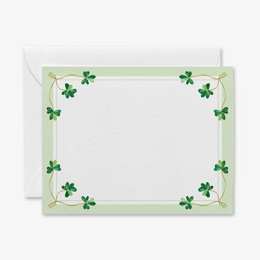 Irish Clover Shamrock Flat Notes