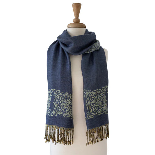 Pashmina Mary Celtic Trinity Scarves
