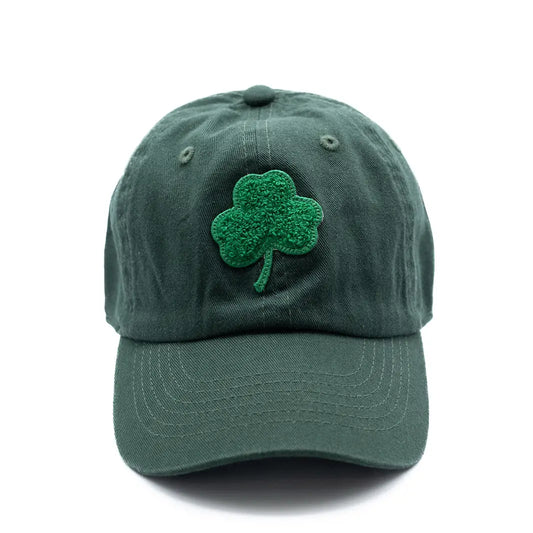 Shamrock Texture Embroidered Baseball Hat