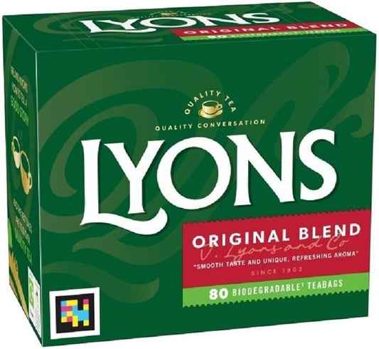 Lyons Original Tea Bags 80 Count