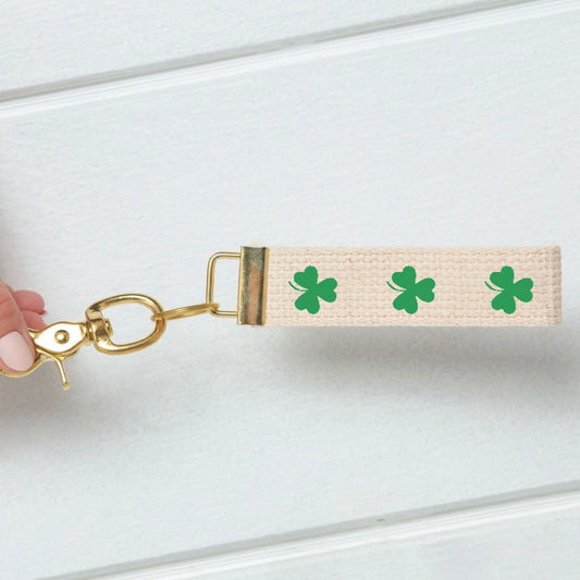 Shamrock Cotton Keychain