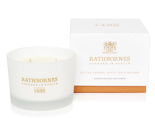 Rathbornes Classic Bitter Orange, Birch Tar & Balsam 2 Wick Candle