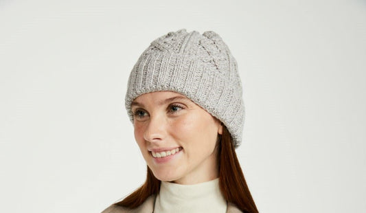 Super Soft Merino Unisex Diamond Stitch Hat