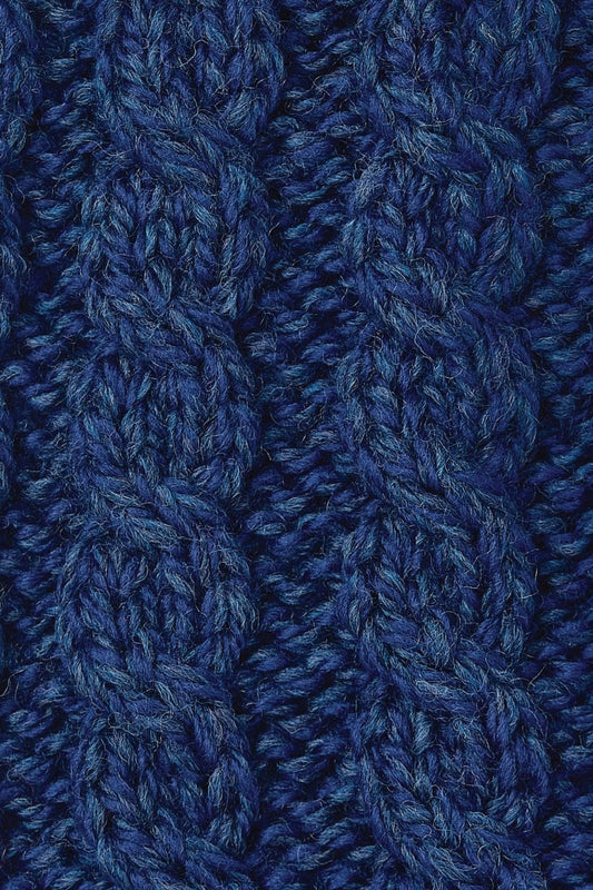 Aran Woollen Mills Super Soft Chunky Cable Zipper Cardigan