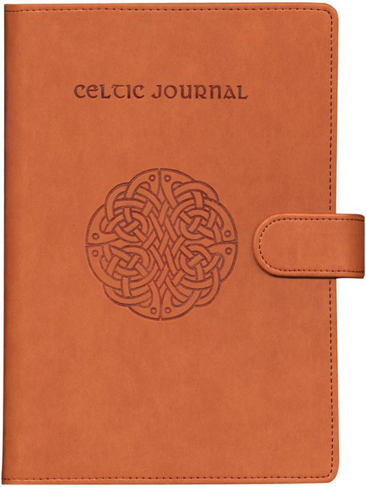 Deluxe A5 Celtic Journal Lined Bound Open Flat