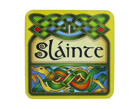 Slainte Celtic Coaster