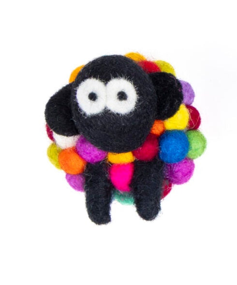 Small Sheep Magnet Multi Colored