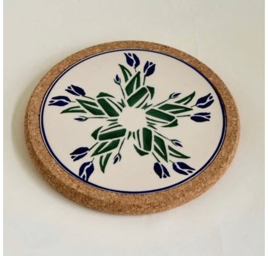 Nicholas Mosse Blue Blooms Trivet