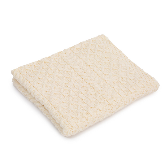 Saol Fisherman Honeycomb Cable Throw