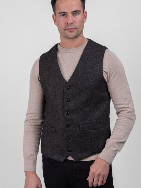 Celtic Tweed Single Breasted Waistcoat