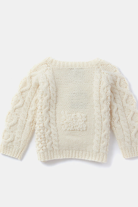 Baby Shepley Aran Crew Sweater