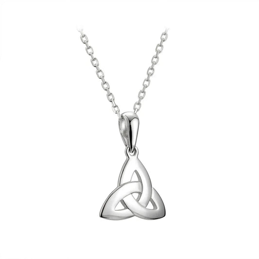 Solvar Sterling Silver Trinity Knot Necklace