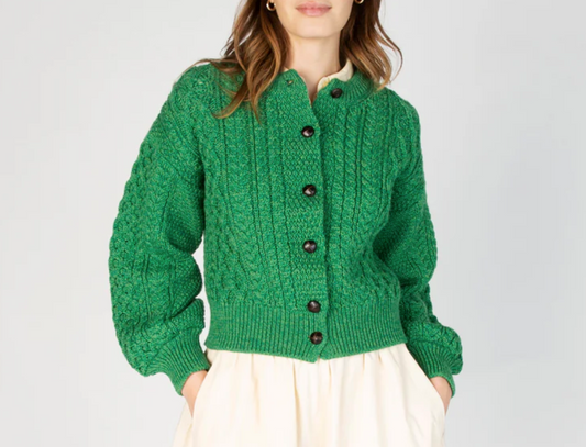 IrelandsEye Women's Clover Cardigan