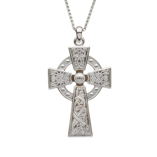 Boru Sterling Silver Warrior Shield Cross