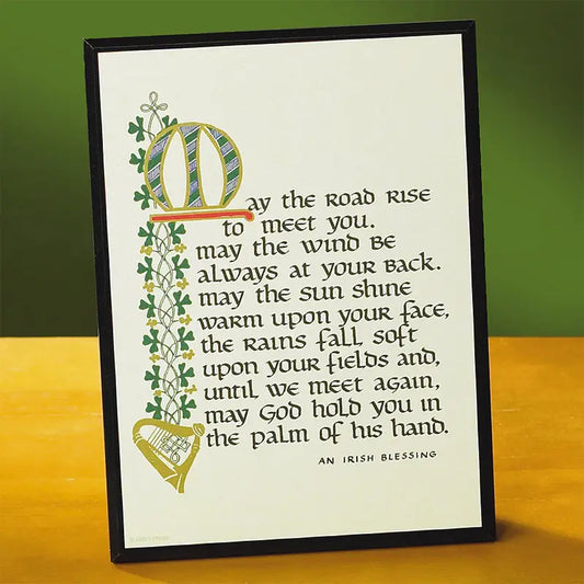 Irish Blessing Plaque 6" x 8"