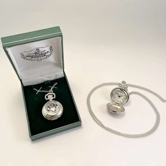 Mullingar Pewter Ladies Pocket Watch