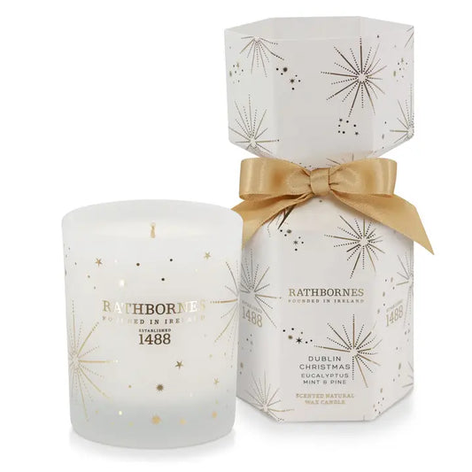 Rathbornes Eucalyptus, Juniper & Pine Christmas Cracker Candle