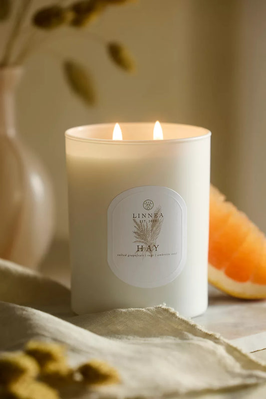 Linnea's Hay Candle