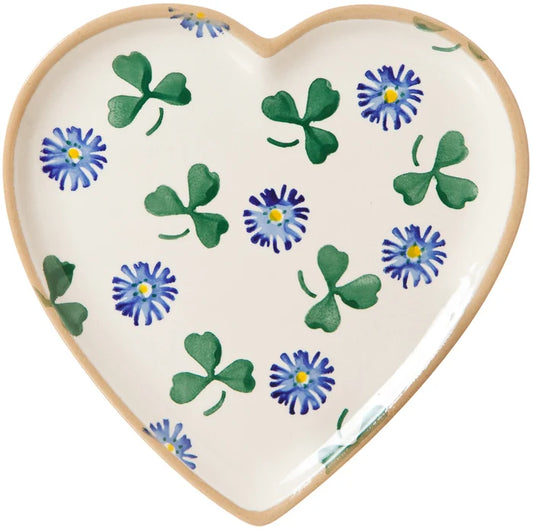 Nicholas Mosse Clover Heart Plate
