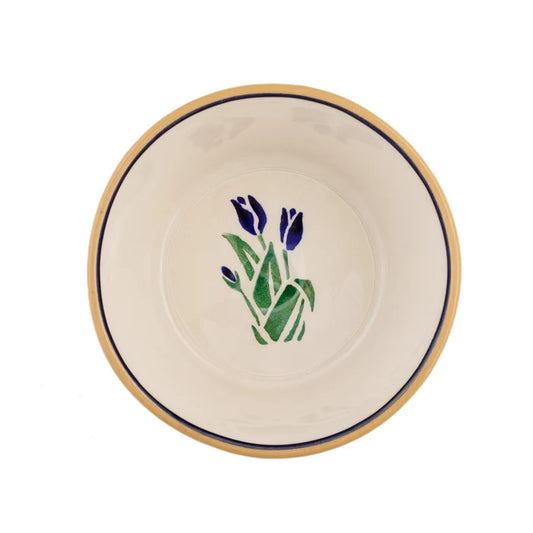Nicholas Mosse Blue Blooms Small Angled Bowl