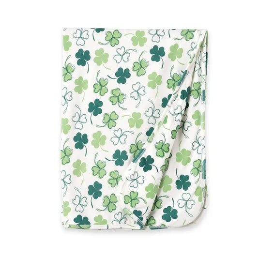 Shamrock Baby Stroller Blanket
