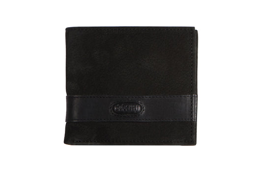 Grafton Leather Wallet in Black