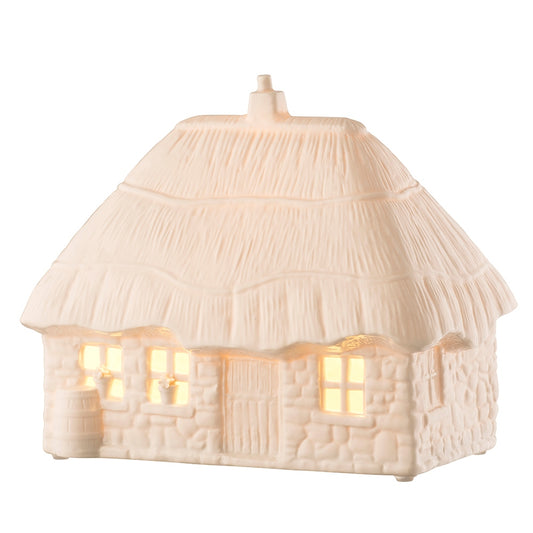 Belleek Thatched Cottage Luminaire