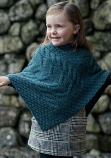 Children's Super Soft Merino Poncho